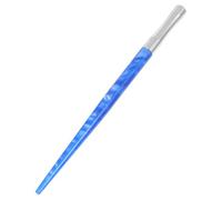 MINAOLULUS Blue Resin Calligraphy Dip Pen with Metal Ring Nib Holder, Writing Accessory for Students and Office Use, Compatible with Fountain Pen Nibs, for Calligraphy and Drawing