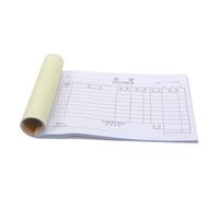 MINAOLULUS Carbonless Invoice Book and Perforated Edges Quick Separation 3-Part with 60 Pages Paper Receipt Pad for Small Business for Office and Home Record Keeping