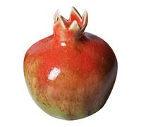 MINAOLULUS Ceramic Hydroponics Flower Vase Pomegranate Shape 3.27 Inch Decorative Item for Home Kitchen and Various Occasions