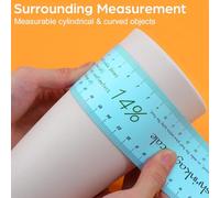 MINAOLULUS Ceramic Shrinkage Scale Ruler for Pottery and Clay Sculpting, Plastic Clay Measuring Tool for Accurate Modeling, Craft Supply for Ceramic Sculpture and Carving