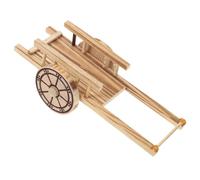 MINAOLULUS Chewable Wear-resistant Wooden Parrot Cart for Pet Parrots and Small Birds Fun Skill Training Bird Plaything Suitable for Middle and Small Size