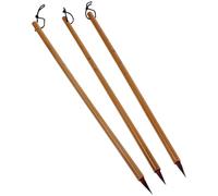 MINAOLULUS Chinese Calligraphy Brush Pens Set 3Pcs Bamboo Fine Tip Ink Brushes for Calligraphy Enthusiasts Practicing Script Copying and Art