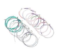 MINAOLULUS Complete Guzheng Strings Set 21Pcs Nylon Wire Replacement 1-21 Strings Steel Core for Chinese Zither Accessories Designed for Concert Playing