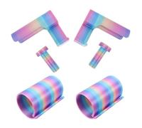 MINAOLULUS Crystal Art Canvas Roll Holder Set Large Colorful Scroll Fixing Clips with Hanging Rack, Painting Accessories for Stable Canvas Storage and Art Creation Tools