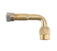 MINAOLULUS Degree Brass Tyre Extension Adapter for Standard Valve Stems | Golden Finish, Quick Pressure Checks, Tight Access for Passenger Cars, Motorcycles and Rv Garage Service