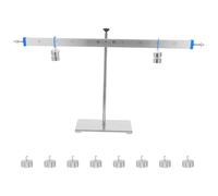 MINAOLULUS Demonstration Balance Lever 50cm Aluminum Alloy Physics Teaching Instrument with 10 Accurate Hook Weights Educational Math Manipulatives for School Science Experiments