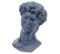 MINAOLULUS Desktop Layout David Statue Resin Craft Decor for Display Blue | Home Decor Accent, Artistic Creative Style, Shopping Malls Display, Pro-artists Beginners, Wooden Buddha Statue