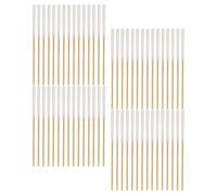 MINAOLULUS Disposable Cotton Swabs Beauty Accessory 60pcs Bamboo and Cotton Material, Suitable for Hard-to-reach Places for Precise Application for Cleaning and Makeup Use