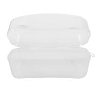 MINAOLULUS Dive Mask Case for Scuba Diving and Snorkeling, Clear Plastic Storage Box with Smash-Proof Design, Portable Container for Adult Scuba Masks and Summer Sport Accessories