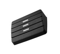 MINAOLULUS Ergonomic Roller Footstool with Massage Rollers, Black Office and Home Footrest Under Desk Use, Compact Foot Support Stool for Leg Comfort and Posture Improvement