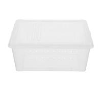 MINAOLULUS Escape-Proof Reptile Feeding Box in Plastic for Spider and Gecko, Designed for Safe Breeding and Small Exotic Pets