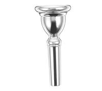 MINAOLULUS Euphonium Replacement Part Copper Mouthpiece Silver Learner to Professional Music Instrument Accessory