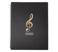 MINAOLULUS Expandable Music File Folder for Sheet Music and Documents, Sturdy Pp Material with Good Protection and 60-Side Capacity, for Home and School Use by Students and Musicians