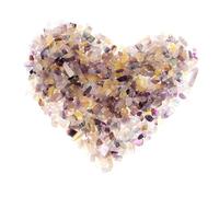 MINAOLULUS Fish Tank Pebbles Decoration Terrarium Rocks for Aquarium Supplies Decorative Gravel Fluorite Chips for Fish Bowl Decor Home Use