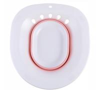 MINAOLULUS Folding Woman Bidet Bowl Portable Female Private Part Wash Potty for Post Birth, Made of Sturdy Pp and TPR, Suitable for Most Standard Toilets and Adult Maternal Toilet Use