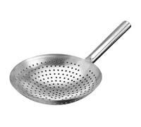 MINAOLULUS Frying Oil Strainer Spoon with Thickened Mesh Large Stainless Steel for Quick Separation of Hot Oil and Boiling Water, Suitable for Home and Bar Use, for French Fries and Wonton