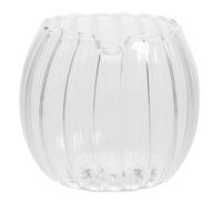 MINAOLULUS Glass Creamer Pitcher with Unique Spout for Coffee and Sauce, Multipurpose Mini Milk Jug Designed for Restaurant and Hotel Use, Hand-Blown Glass Syrup Pourer