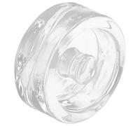 MINAOLULUS Glass Fermenting Weight Practical Fermentation Accessory for Wide Mouth Mason Jar, Lightweight and Reusable Glass Lid for Making Pickle for Home Kitchen