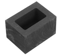 MINAOLULUS Graphite Ingot Mold Metal Casting Crucible 50×36×30mm High Purity Graphite Mold for Melting Refining Gold Silver Copper Brass Zinc Alloy Jewelry Making