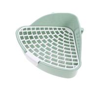 MINAOLULUS Guinea Pig Potty Toilet Rabbit Training Litter Box Anti-fall Plastic Small Animal Toilet Mint Green for Bunny and Hamster Cage