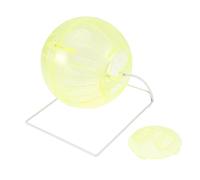 MINAOLULUS Hamster Running Ball and Exercise Ball Stand Four-in-one Multifunctional Yellow Mini Pet Run for Small Animals