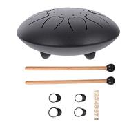 MINAOLULUS Hand Drum Made of Titanium Steel Alloy and Wood, Multi-purpose 8-tone Portable Musical Instrument Drum Set that Will Not Peel the Paint, for Professional Players and Music