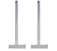 MINAOLULUS Handheld Sign Rod Not Easy to Break Multi-function 2pcs Stainless Steel Sign Holder Creative Design for Election and Parade