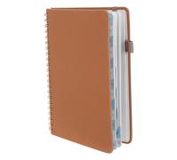 MINAOLULUS Hardcover Alphabetized Organizer Notebook with A-z Tabs and Convenient Pen Holder, Wirebound Address Book for Business Use and Traveling, Multi-Functional Pu and Paper Material,
