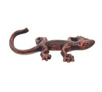 MINAOLULUS Heavy Duty Cast Iron Gecko Hook for Bags and Swimsuits, Rustic Vintage Decorative Wall Hook for Bathrooms and Entryways, Securely Holds Towels, Keys, and Coats