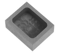 MINAOLULUS High-Purity Graphite Ingot Mold 50g for Metal Casting Jewelry Making Smelting Mold Tool Heat Resistant Graphite Casting Supplies