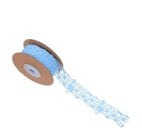 MINAOLULUS Hollow Embossed Music Note Ribbon, 3cm X 10 Yards Blue Polyester Trim for DIY Crafts, Wrapping, Scrapbooking and Party Decorations