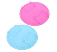 MINAOLULUS Layered Steaming Rack PP Material with High Temperature Steam Resistance 2pcs Space-saving round Household Food Stand for Microwave Cooking for Kitchen Storage and Steaming