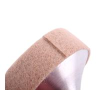 MINAOLULUS Metal Tenor Saxophone Mute Musical Accessory Outer Diameter 92mm Sound Dampener with Anti-damage Fabric , Lightweight Beige for Practice