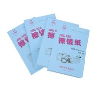 MINAOLULUS Microscope Cleaning Paper 100 Sheets X4 Pack Lens Cleaning Tissue Portable Optical Dust-free Wipes for Camera Lens and Laboratory Use