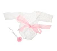MINAOLULUS Newborn Photography Romper Lace Polyester Girl Outfit