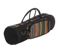 MINAOLULUS Padded Trumpet Storage Bag Ethnic Design Three-Valve Trumpet Carrying Case Portable for Musicians on the Go