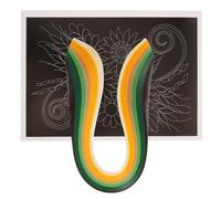 MINAOLULUS Paper Quilling Kit with 44 Number Templates and Matching Quilling Strips for Beginners and Adult Craft Flower Making