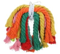 MINAOLULUS Parrot Chew for Cage Made of Sturdy Cotton Rope, Easy to Install and Encourages Exercise, Suitable for Cockatoo and Macaw Birds, Pet Chew for Budgie and Parakeet