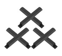 MINAOLULUS Piano Keytops Replacement 6Pcs Black Plastic Flats Keys with Comfortable Glossy Finish for Piano Repair Accessories Suitable for Keyboard Instruments