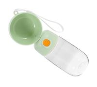 MINAOLULUS Portable Dog Water Cup Pet Drinking Bottle Easy to Carry Built-in Drinking Bowl Leak-proof Pp PC Material 565ml Capacity Outdoor Hikes for Dogs and Cats Lightweight for Pet Owners