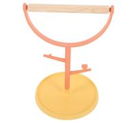 MINAOLULUS Portable Plastic Parrot Training Perch Stand, Bite-resistant Desktop Bird Perch Rack for Budgies and Parakeets, Office and Home Bird Cage Accessory