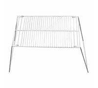 MINAOLULUS Portable Stainless Steel Folding Bbq Stand outside Use, Mini Foldable Barbecue Grill Rack for Camping and Outing Barbecue Activities, Sturdy and Easy to Carry