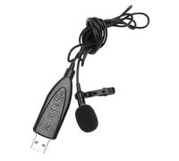 MINAOLULUS Portable USB Mini Microphone for Computer with Aps Sponge and Metal Construction, Safe All-directional Sound Capture, for Home Office Use