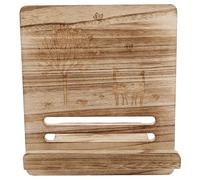 MINAOLULUS Portable Wood Music Stand Desktop Storage Rack Folding Musical Score Storage Rack Book Organizer Retro Style Cookbook Stand for Reading and Display