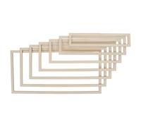 MINAOLULUS Pottery Molds Wooden Clay Mold Rails Pottery Tool Kit for Professionals and Beginners Khaki Rectangular Shape Precision Clay Shaping Suitable for School Art Classes and Studio Use