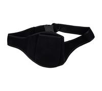 MINAOLULUS Practical Nylon Mic Pouch Waist Bag for Instructors and Pastors with Adjustable Mic Holder Fixing on Waist Suitable for Body Sculpting and Heavy Dancing Capacity ≤20l Black
