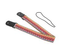 MINAOLULUS Premium Ukulele Strap Guitar Strap Ukulele Shoulder Stylish Cotton Leather Woven Design Easy to Carry Safe in Holding for Bass Guitar and Banjo Accessories