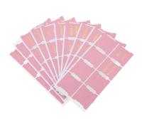 MINAOLULUS Pu Leather Bible Tabs Index Book Marker 66 Pink Pre-Printed + 14 Blank Labels for Study, Page Markers for Women and Men, Sturdy Bible Book Labels for Christian Students