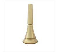 MINAOLULUS Pure Copper Horn Mouthpiece Replacement, Small Horn Accessory, Gold Brass Instrument Tool for Beginners and Practice, Compatible with Mellophone and Brass Instruments