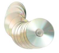 MINAOLULUS Reflective Discs 30pcs Double-sided Plastic Ornaments for Garden Bird on Porches and Boats